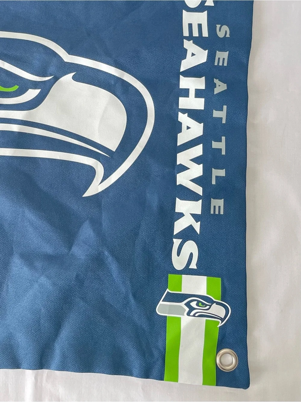 NFL Seattle Seahawks Drawstring Backpack Dual Drawstring Shoulder Strap